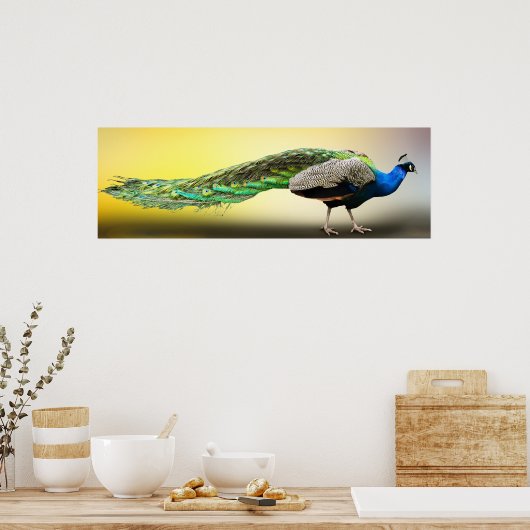 Poster Peacock (Cuisine)