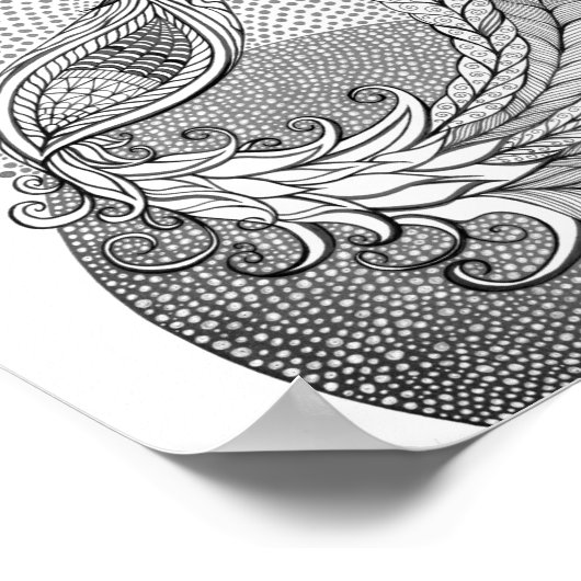 Poster Peacock (Coin)