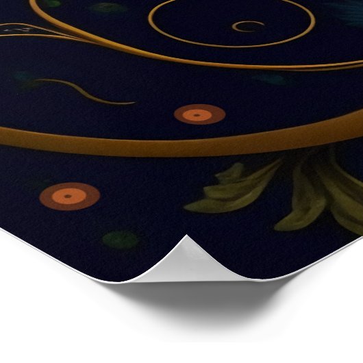 Poster Peacock (Coin)