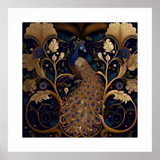 Poster Peacock (Devant)