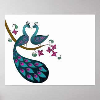 Poster Peacock -1