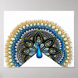 Poster Peacock Art