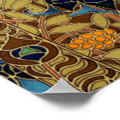 Poster Peacock Art Nouveau (Coin)