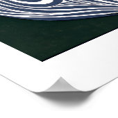 Poster Peacock Art Nouveau vintage par Will Bradley (Coin)