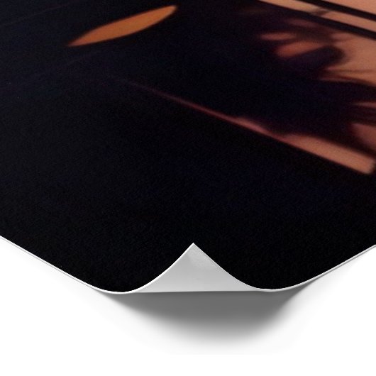 Poster Peacock bleu (Coin)