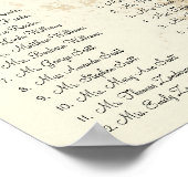 Poster Peacock Damask Wedding Seating Chart 12 Tables (Coin)