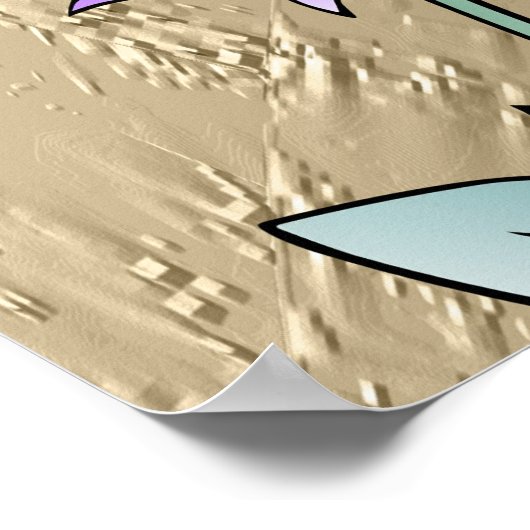 Poster Peacock En Or (Coin)