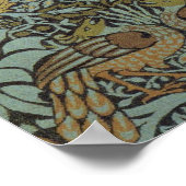Poster Peacock et Dragon (par William Morris) (Coin)