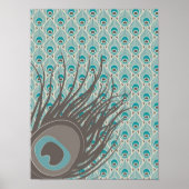 Poster Peacock Feather (Devant)