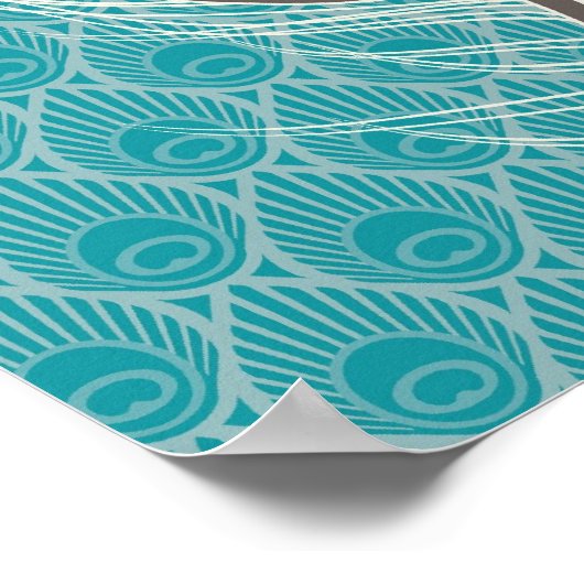 Poster Peacock Feather (Coin)