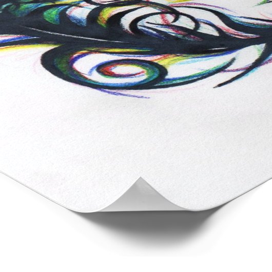 Poster Peacock Feather (Coin)