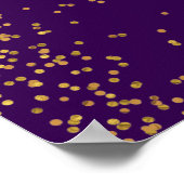 Poster Peacock Feathers 50e anniversaire de Mariage (Coin)