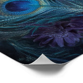 Poster Peacock Goddess Queen Fantasy Wall Art Print (Coin)