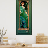 Poster Peacock Majestic par Élisabeth Sonrel Old Maste (Cuisine)