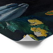 Poster Peacock Reading Art Print - I Dressed Up For This (Coin)