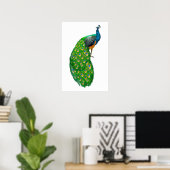 Poster Peacock Small (Bureau à domicile)