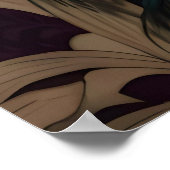 Poster Peacock Sur Purple William Morris Inspiré (Coin)