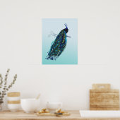 Poster Peacock vintage (Cuisine)