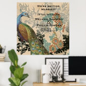 Poster Peacock vintage (Bureau à domicile)