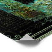 Poster Peacock Vintage moderne Elegant Wall Art (Coin)