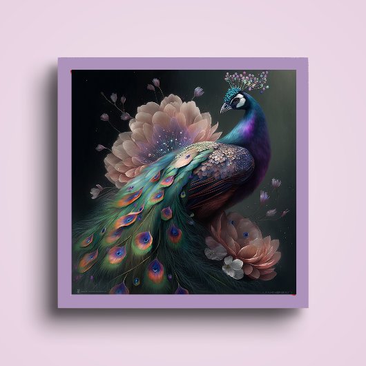 Poster Peacock Wall Art Digital Wall