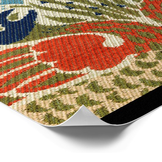 Poster Peacock, William Morris (Coin)