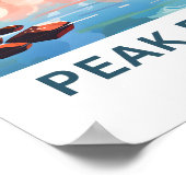 Poster Peak District England Travel Print (Coin)