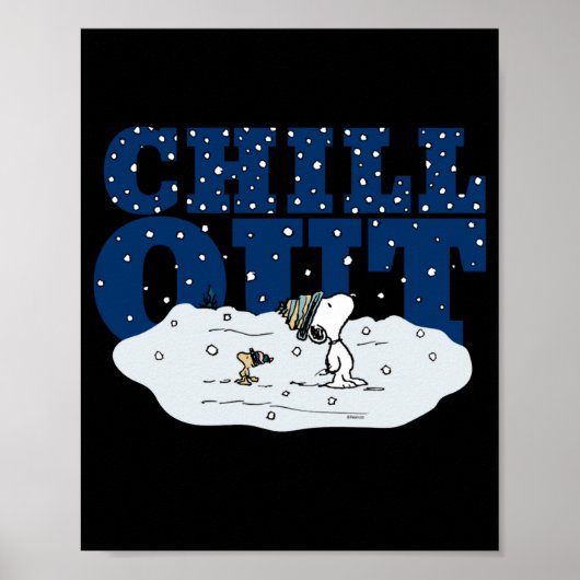 Poster Peanuts Chill Out (Devant)