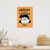 Poster Peanuts | Grouchy Since Forever Lucy (Cuisine)