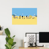 Poster Peanuts | Jour à la plage (Bureau à domicile)