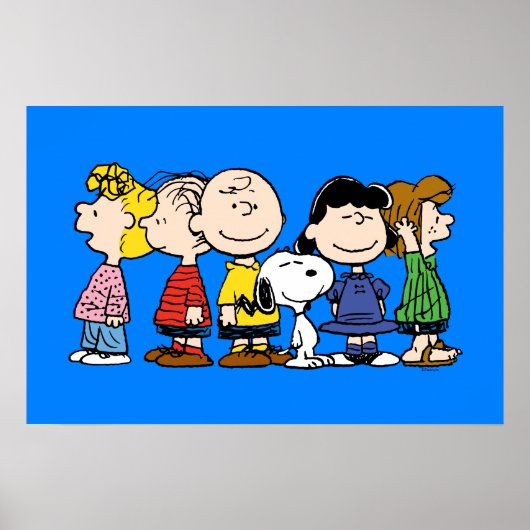 Poster Peanuts | La bande de Peanuts (Devant)