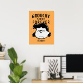Poster Peanuts | Lucy grognon depuis toujours (Bureau à domicile)
