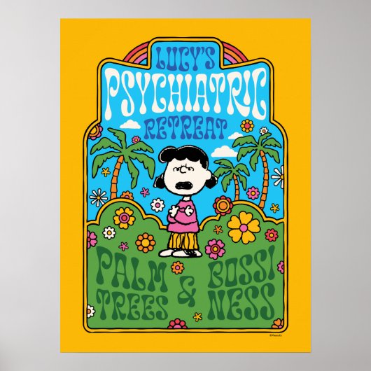 Poster Peanuts | Lucy Palm Trees & Bossiness (Devant)