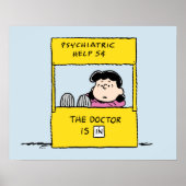 Poster Peanuts | Lucy & the Doctor Is In (Devant)