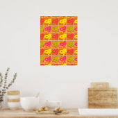 Poster Peanuts | Motif Pop Art Snoopy (Cuisine)