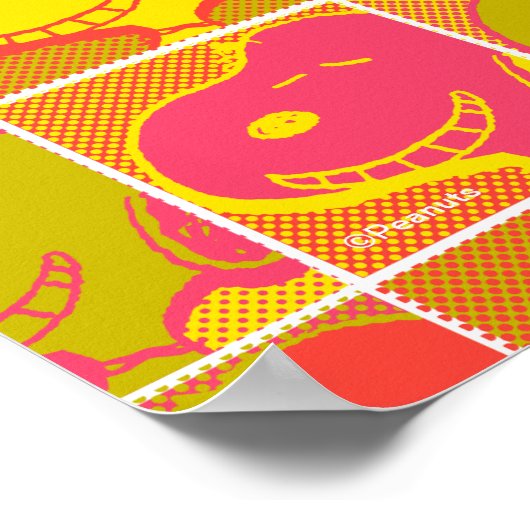 Poster Peanuts | Snoopy Pop Art Pattern (Coin)
