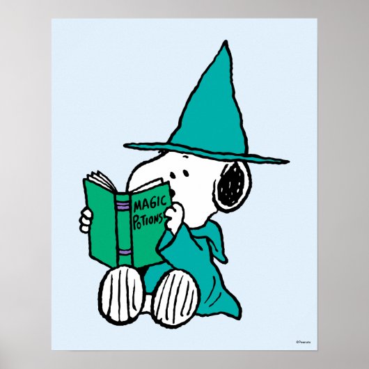 Poster Peanuts Snoopy Potions Magiques Halloween (Devant)