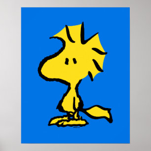 Poster Peanuts   Snoopy's Friend Woodstock