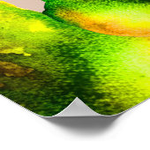 Poster Pear art mignon aquarelle fruit (Coin)