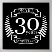 Poster Pearl 30e anniversaire du mariage 30 ans (Devant)