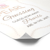 Poster Pearl Baby Shower Game Sign (Coin)