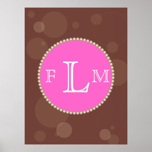 Poster Pearl Monogram (Devant)