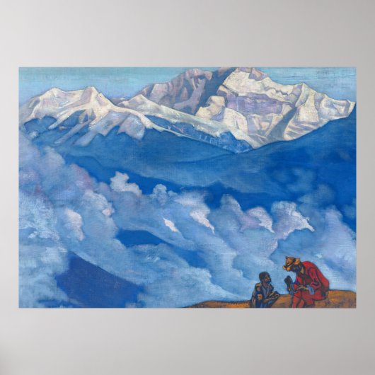 Poster Pearl of Searching, 1924 par Nicholas Roerich (Devant)