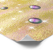 POSTER PEARLES MÉTALIQUES LUXE (Coin)