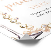 Poster Pearls et Prosecco Jeter vos culottes (Coin)