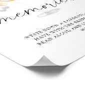 Poster Pearls & Prosecco - souvenirs avec la mariée (Coin)