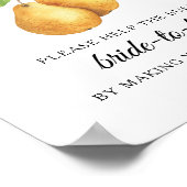 Poster Pears bridal shower Help the busy bride Address (Coin)