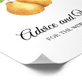 Poster Pears - Conseils et voeux pour les jeunes mariés (Coin)