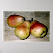 Poster Pears Photographie Fruit (Devant)