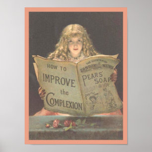 Poster Pears Soap Complexion Ad